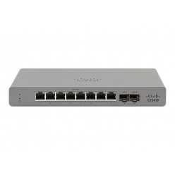 Switch Cisco Meraki Go GS110-8 8 portów 10/100/1000 2 porty SFP (mini-GBIC) (uplink)