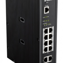 Switch Industrial Smart D-Link DIS-200G-12PS 10 portów 10/100/1000 (8 PoE+) 2 porty SFP