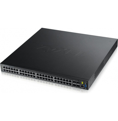 Switch Zyxel XGS3700-48HP 48-port GbE L2+ PoE Switch with 4xSFP+ 10GbE Uplink