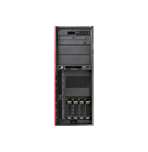 Serwer Fujitsu Primergy TX2550 M5 Xeon Silver 4208 8C 16GB SAS CP400i 4xLFF 2x1Gb DVD-RW RPS NoOS 3YW OS
