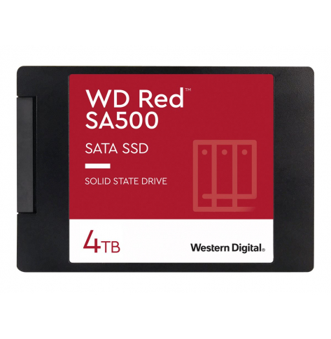 Dysk serwerowy WD Red SSD SA500 NAS 4TB 2.5 SATA III 6 Gb/s bulk