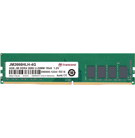 Pamięć RAM Transcend JM 4GB DDR4 2666 U-DIMM - po naprawie