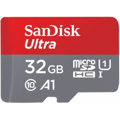 Karta pamięci SanDisk Ultra microSDHC 32GB 120MB/s A1 Cl.10 UHS-I + ADAPTER