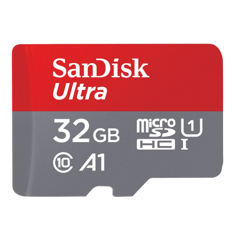 Karta pamięci SanDisk Ultra 32GB microSDHC 120MB/s A1 Class 10 UHS-I + SD Adapter