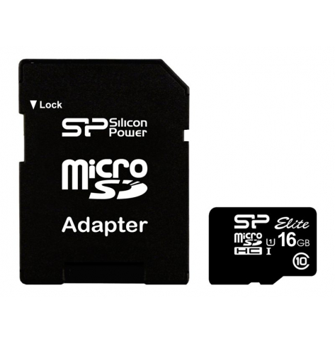 Karta pamięci Silicon Power Micro SDHC 16GB Class 10 + Adapter