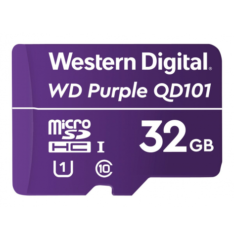 Karta pamięci WD Purple 32GB Surveillance microSD HC - Class 10 UHS 1