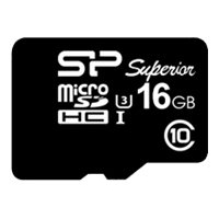 Karta pamięci Silicon Power Superior Pro Micro SDHC 16GB UHS-1 U3 + Adapter