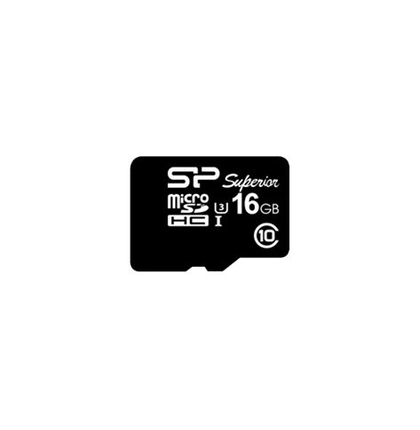 Karta pamięci Silicon Power Superior Pro Micro SDHC 16GB UHS-1 U3 + Adapter