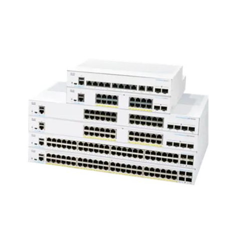 Switch zarządzalny Cisco CBS350 8 portów 10/100/1000 2 porty combo Gigabit Ethernet/Gigabit SFP