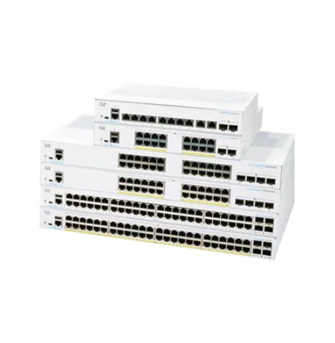 Switch zarządzalny CISCO CBS350 24 porty 10/100/1000 (PoE+) 4 porty Gigabit SFP