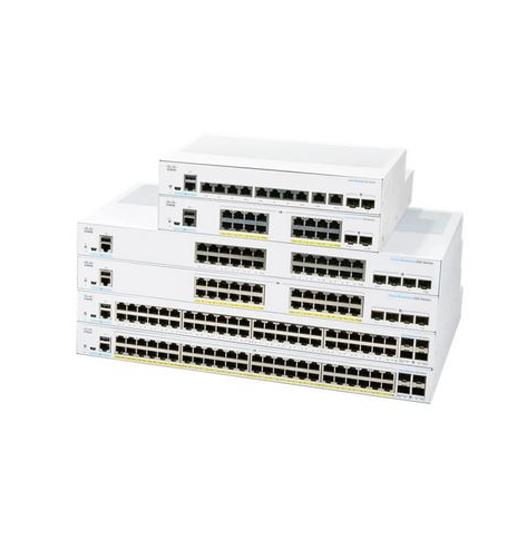 Switch smart CISCO CBS250 24 porty 10/100/1000 (PoE+) 4 porty Gigabit SFP