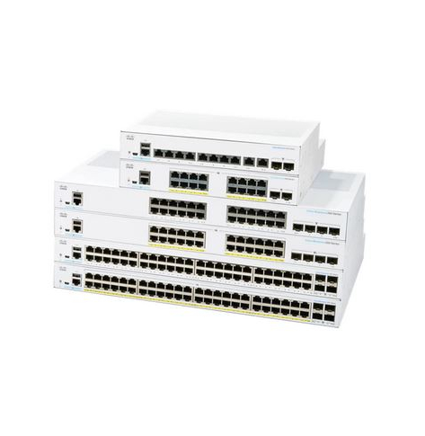 Switch smart Cisco CBS250 24 porty 10/100/1000 4 porty 10 Gigabit SFP+