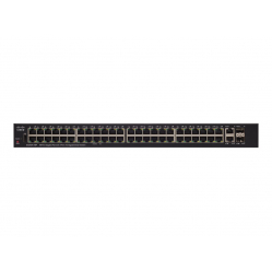 Switch smart Cisco SG250X-48P 48 portów 10/100/1000 (PoE+) 2 porty 10 Gigabit Ethernet 2 porty 10 Gigabit SFP+