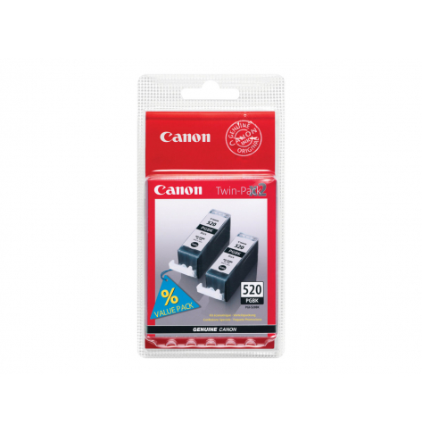 Tusz Canon black PGI520BK (PGI-520BK) 2pack 19ml iP3600/4600/4700/MP540/550