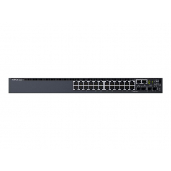 Switch wieżowy Dell S3124 24 porty 10/100/1000 2 porty 10 Gigabit SFP+ 2 zestawy Gigabit SFP