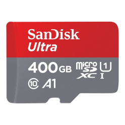 Karta pamięci SanDisk Ultra 400GB microSDXC 120MB/s A1 Class 10 UHS-I + SD Adapter