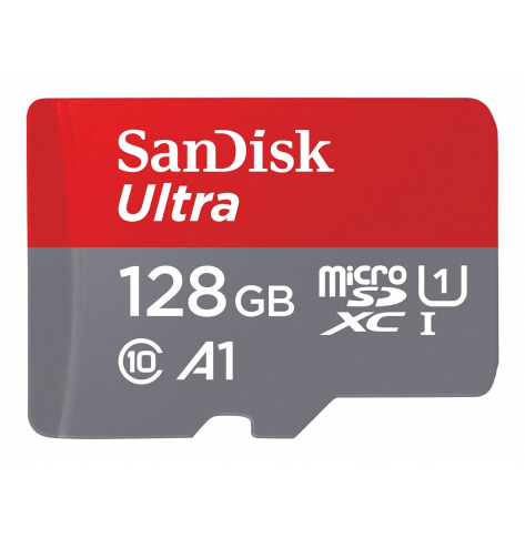 Karta pamięci SanDisk Ultra 128GB microSDXC 120MB/s A1 Class 10 UHS-I + SD Adapter