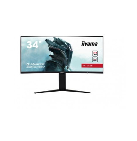 Monitor Iiyama 34 GB3466WQSU-B1 VA UWQHD 144HZ 1MS 1500R HDMI DPx2 USB 3.0