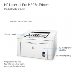 Drukarka laserowa   HP LaserJet Pro 200 M203dw
