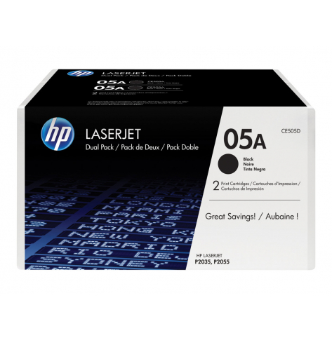 Toner HP 05A Czarny 2-Pak | 2300 str. | LaserJet P2035