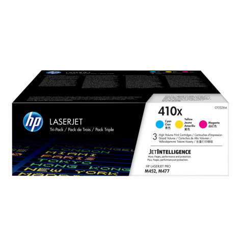 Toner HP 410X CMY 3-Pak | 3x5000 str. | LaserJet Pro M452/M377/M477