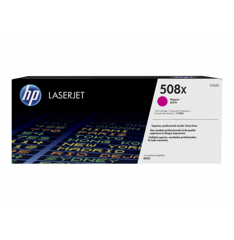 Toner HP 508X magenta | 9500str | LaserJet M552dn, M553dn,n,x, M577c,dn,f