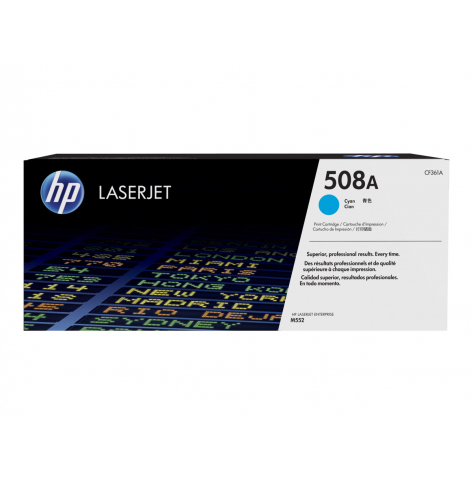 Toner HP 508A Cyan | 5000str | LaserJet M552dn, M553dn,n,x, M577c,dn,f