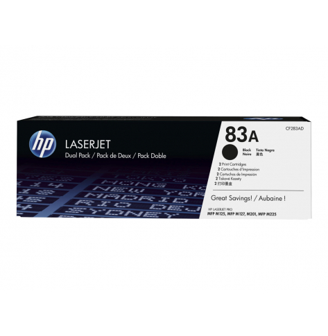 Toner HP 83A Czarny 2-Pak