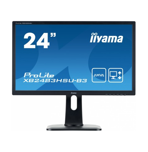 Monitor Iiyama XB2483HSU 24 AMVA+ DVI HDMI DP USB głośniki