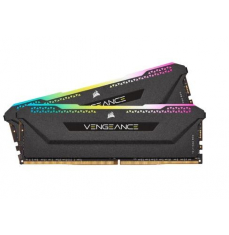 Pamięć RAM CORSAIR DDR4 16GB 2x8GB 3200MHz DIMM CL16 VENGEANCE RGB Pro SL Black 1.35V XMP 2.0