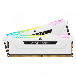 Pamięć RAM CORSAIR DDR4 16GB 2x8GB 3200MHz DIMM CL16 VENGEANCE RGB Pro SL White 1.35V XMP 2.0