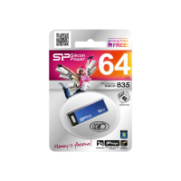 Pamięć USB Silicon Power Touch 835 64GB USB 2.0 Blue