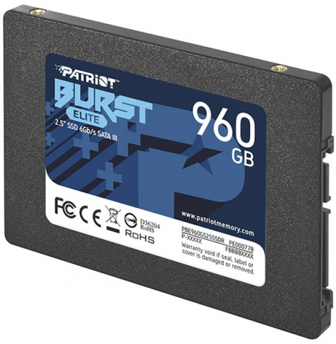 Dysk SSD Patriot Burst Elite 960GB SATA 3 2.5Inch SSD