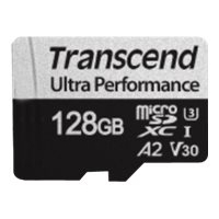 Karta pamięci TRANSCEND 128GB microSD w/ adapter UHS-I U3 A2 
