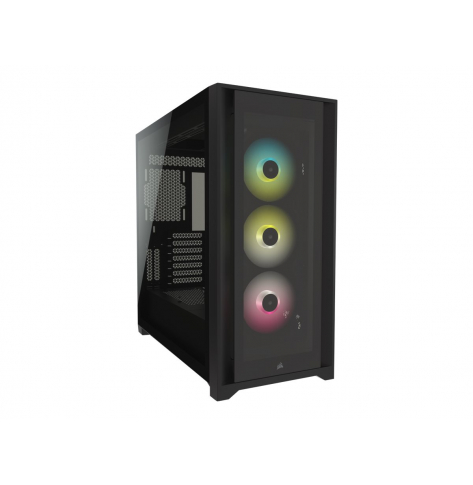Obudowa CORSAIR iCUE 5000X RGB Tempered Glass Mid-Tower ATX PC Smart Case Black