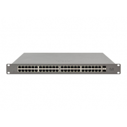 Switch CISCO Meraki Go - GS110-48P 48 portów 10/100/1000 (PoE+) 2 porty SFP (mini-GBIC) (uplink)