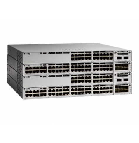 Switch wieżowy Cisco Catalyst 9300L 48-portów 10/100/1000 (PoE+) 4 porty 10 Gigabajtów SFP+ (uplink) Sprzedawany wyłącznie z licencjami DNA