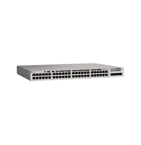 Switch wieżowy Cisco Catalyst 9200L 48-portów 10/100/1000 (PoE+) 4 porty Gigabit SFP (uplink)