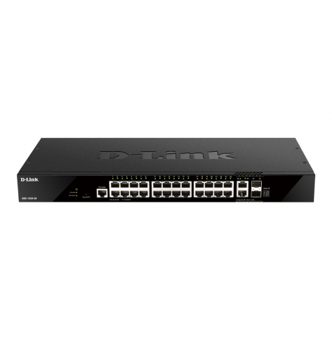 Switch smart wieżowy zarządzalny D-LINK 24 porty 10/100/1000 2 porty Gigabit SFP 2 porty 10 Gigabit SFP+