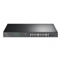 Switch TP-LINK TL-SG1218MP 18-Port Gigabit RM with 16x PoE+ GE 2x GE 2x Combo SFP slots 250W budget (P)