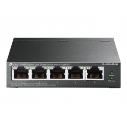 Switch TP-LINK TL-SG105PE 5-Port Gigabit Easy Smart with 4-Port PoE+ 65W PoE budget Desktop Steel Case (P)