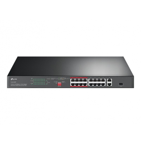 Switch TP-Link TL-SL1218P 16x 10/100 PoE+ 2x Gigabit Non-PoE Ports 1x Combo Gigabit SFP Slot 150W PoE budget (P)