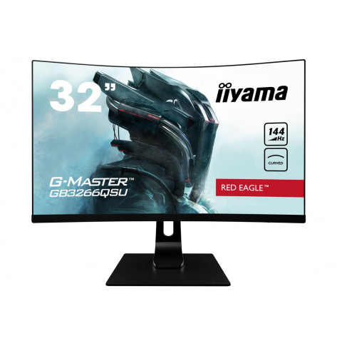 Monitor Iiyama G-MASTER GB3266QSU-B1 32 ETE Curved 144Hz głośniki