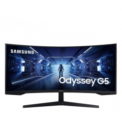 Monitor Samsung LC34G55TWWR Odyssey G5 34 UWQHD 250cm 3000:1 1ms 165Hz 1.000R DP HDMI czarny