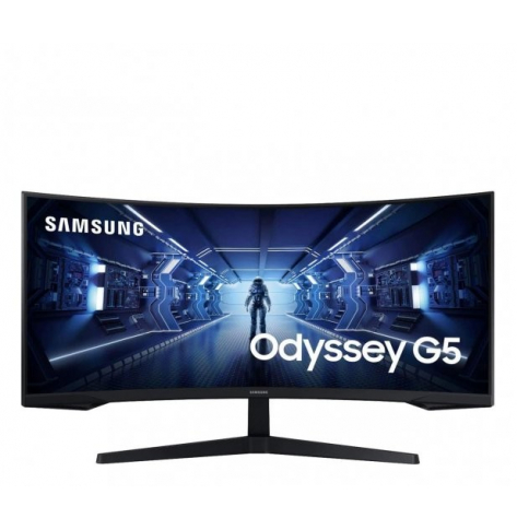 Monitor Samsung LC34G55TWWR Odyssey G5 34 UWQHD 250cm 3000:1 1ms 165Hz 1.000R DP HDMI czarny