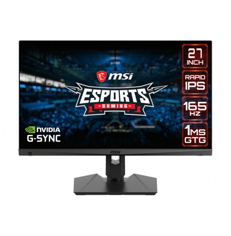 Monitor MSI Optix MAG274QRF 27 IPS WQHD 165Hz 1ms 2xHDMI DP USB Pivot 