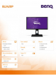 Monitor  BenQ LED BL2420PT 23.8' ' QHD głośniki DP USB Low Blue Light