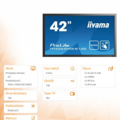 Monitor Iiyama TH4265MIS-B1AG 42 FHD AMVA