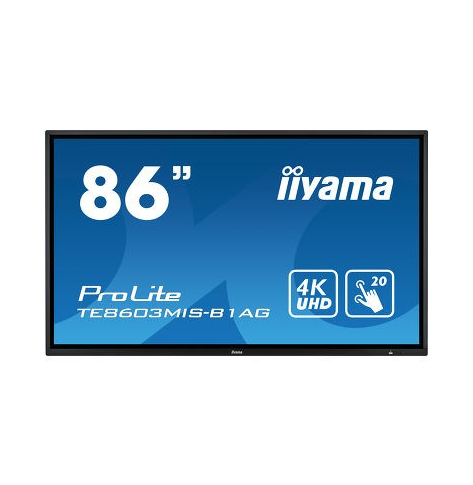 Monitor Iiyama TE8603MIS-B1AG X 85.6 IPS Touch 4K UHD HDMI DP 