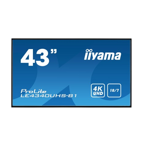 Monitor Iiyama ProLite LE4340UHS-B1 43 4K panel VA DVI HDMI głośniki